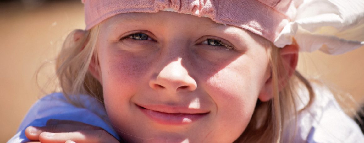ninia_valores2 Primer plano niña rubia Visión Fundación porqueViven
